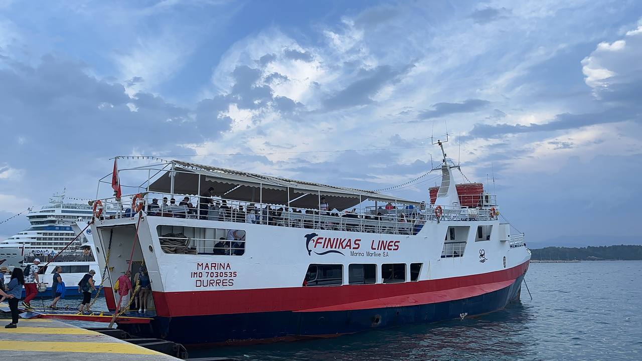 Corfu Island Finikas Lines Ferry Lines