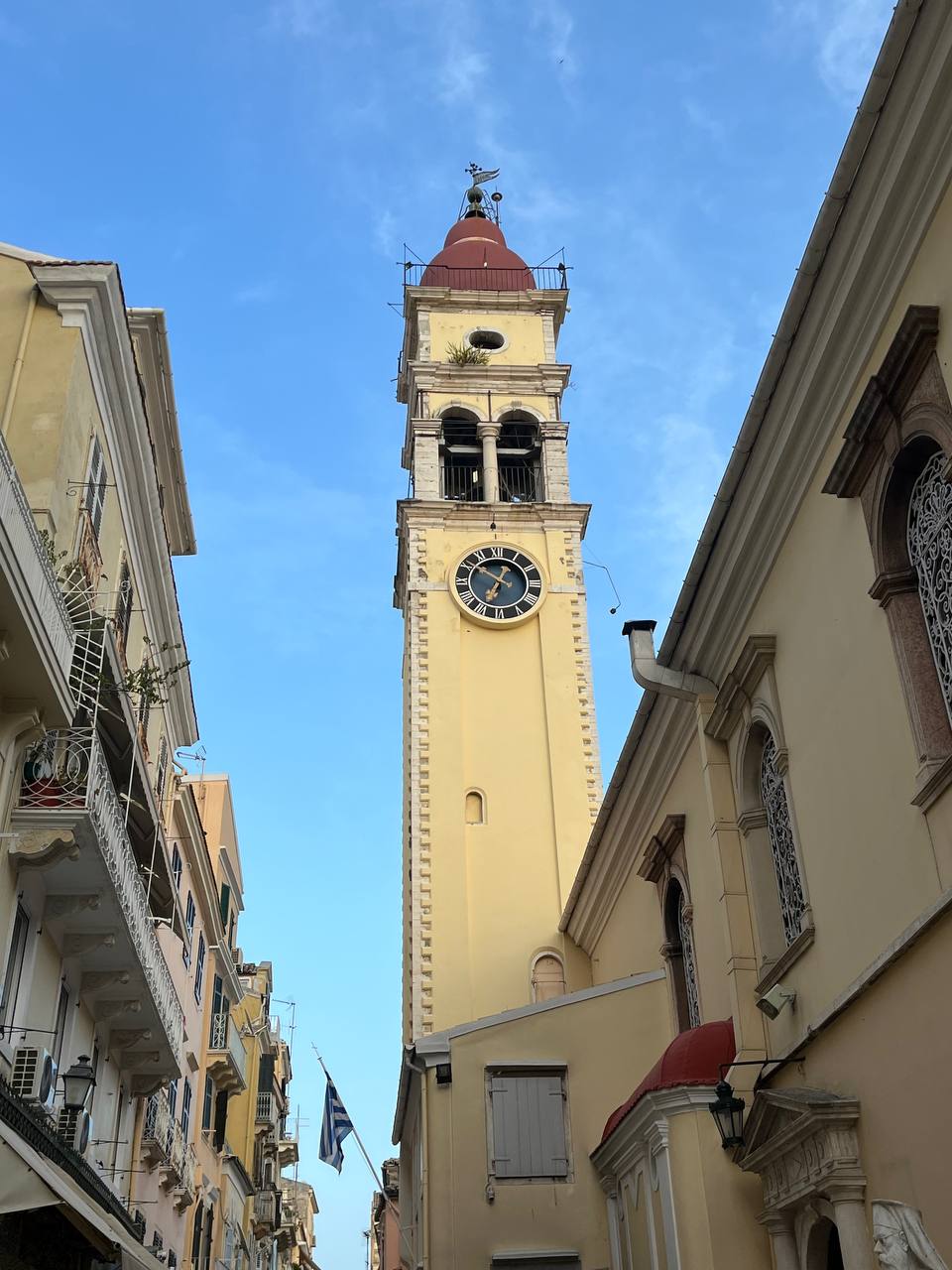 Holy Church of Saint Spyridon Corfu Island Old Tiwn