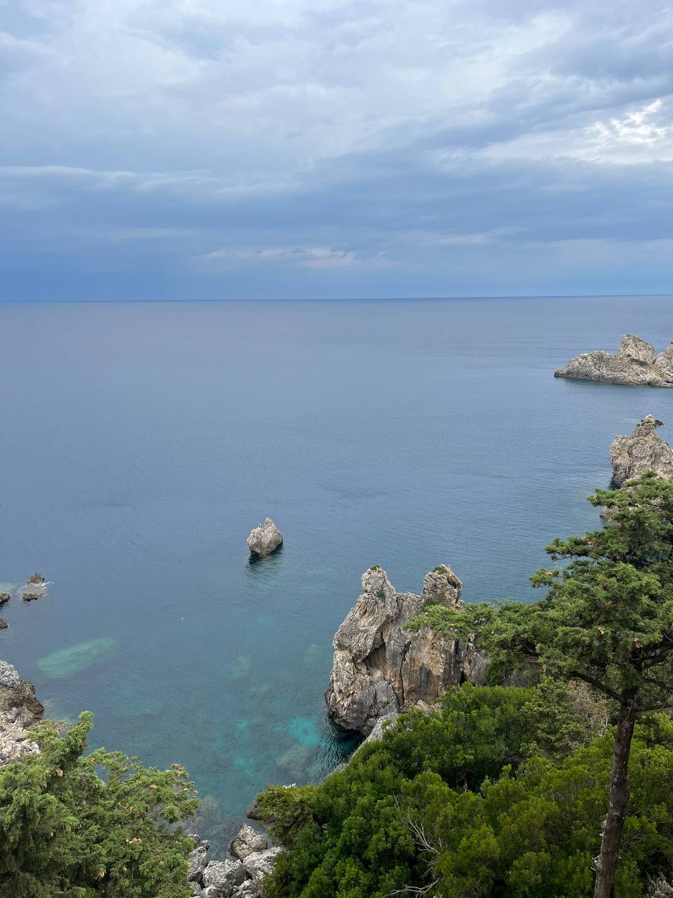 Paleokastritsa Monastery Horizon View Sea View Corfu